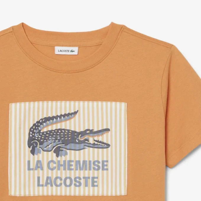 T-shirt en coton avec écusson T-shirt en coton avec écusson