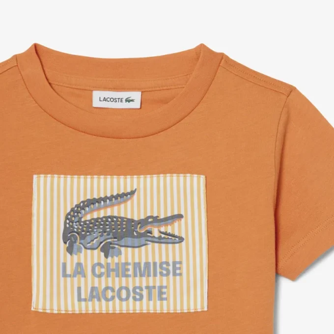 T-shirt en coton avec écusson T-shirt en coton avec écusson
