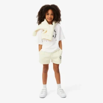 T-shirt en coton avec écusson contrasté