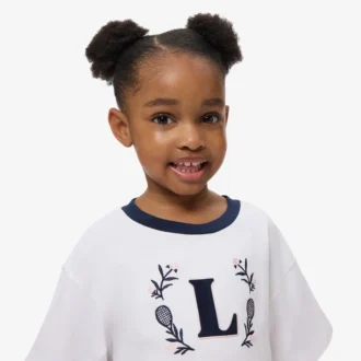 T-shirt en coton avec écusson contrasté