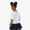 T-shirt en coton avec écusson contrasté T-shirt en coton avec écusson contrasté