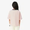 T-shirt en coton avec écusson contrasté T-shirt en coton avec écusson contrasté