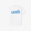 T-shirt en coton avec écusson contrasté pour homme T-shirt en coton avec écusson contrasté pour homme