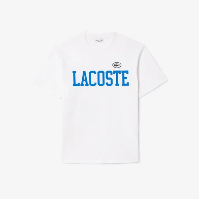 T-shirt en coton avec écusson contrasté pour homme T-shirt en coton avec écusson contrasté pour homme