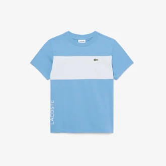 T-shirt en coton à blocs de couleur