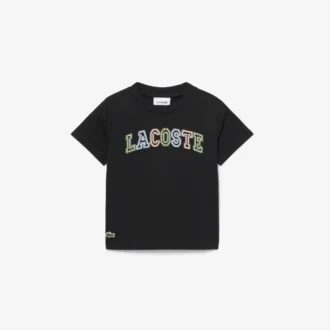 T-shirt en coton brodé