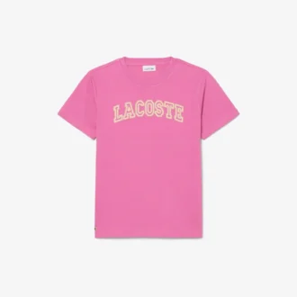 T-shirt en coton brodé