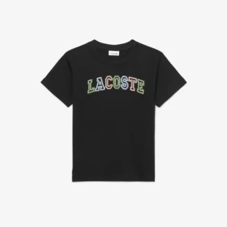 T-shirt en coton brodé