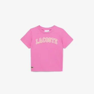 T-shirt en coton brodé