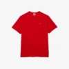 T-shirt en coton à col en V côtelé pour homme, coupe longue T-shirt en coton à col en V côtelé pour homme, coupe longue