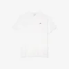 T-shirt en coton à col en V côtelé pour homme, coupe longue T-shirt en coton à col en V côtelé pour homme, coupe longue