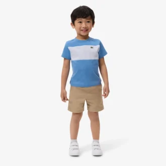 T-shirt en coton color block