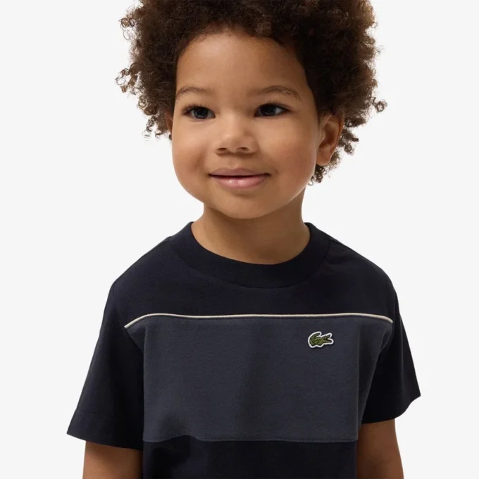 T-shirt en coton color block T-shirt en coton color block