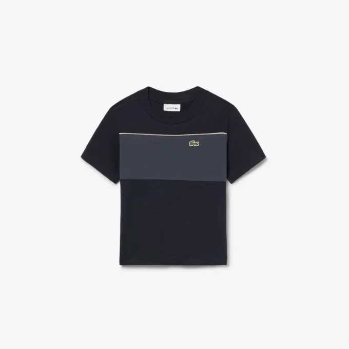 T-shirt en coton color block T-shirt en coton color block
