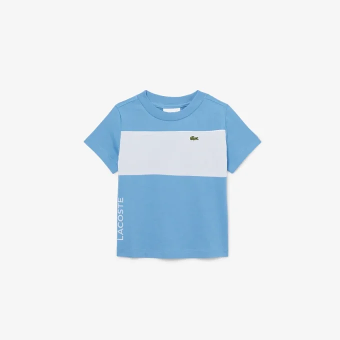 T-shirt en coton color block T-shirt en coton color block