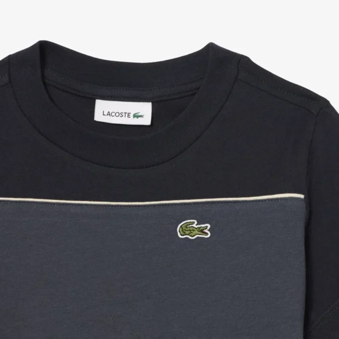 T-shirt en coton color block T-shirt en coton color block