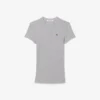 T-shirt en coton côtelé coupe slim pour femme T-shirt en coton côtelé coupe slim pour femme