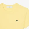 T-shirt en coton côtelé coupe slim pour femme T-shirt en coton côtelé coupe slim pour femme