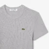 T-shirt en coton côtelé coupe slim pour femme T-shirt en coton côtelé coupe slim pour femme