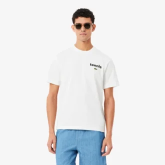T-shirt en coton imprimé
