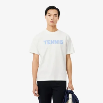 T-shirt en coton imprimé