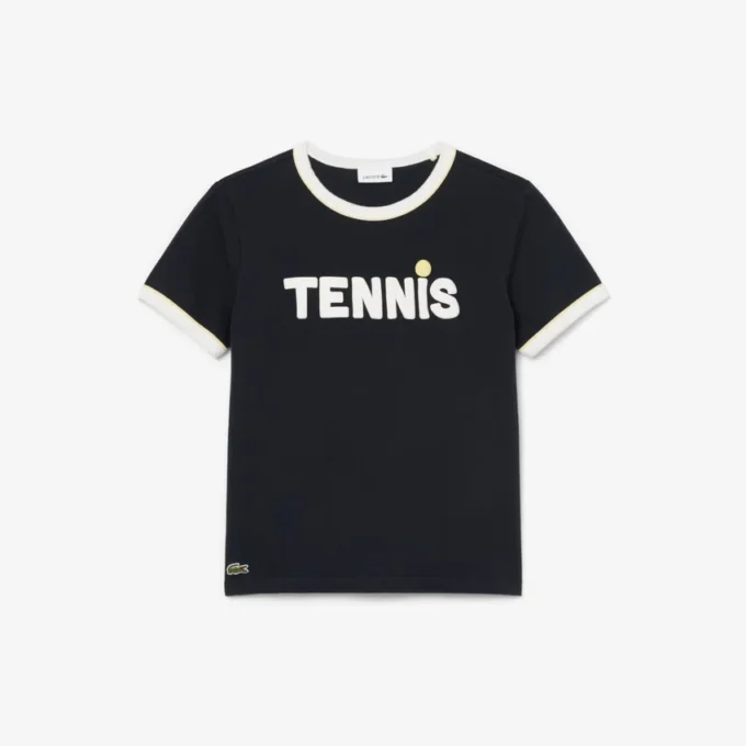 T-shirt en coton imprimé