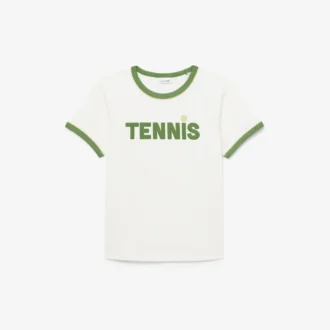 T-shirt en coton imprimé