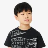 T-shirt en coton imprimé