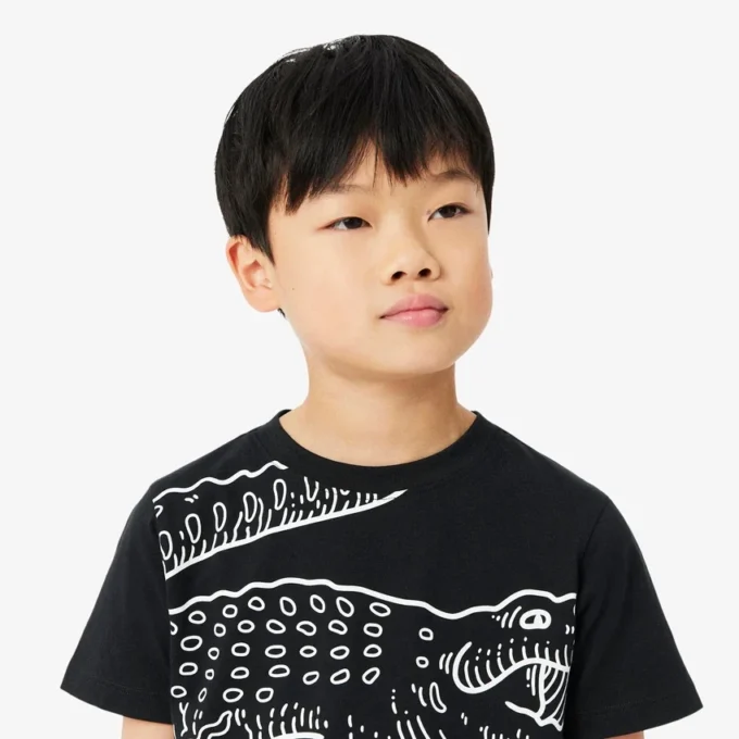 T-shirt en coton imprimé