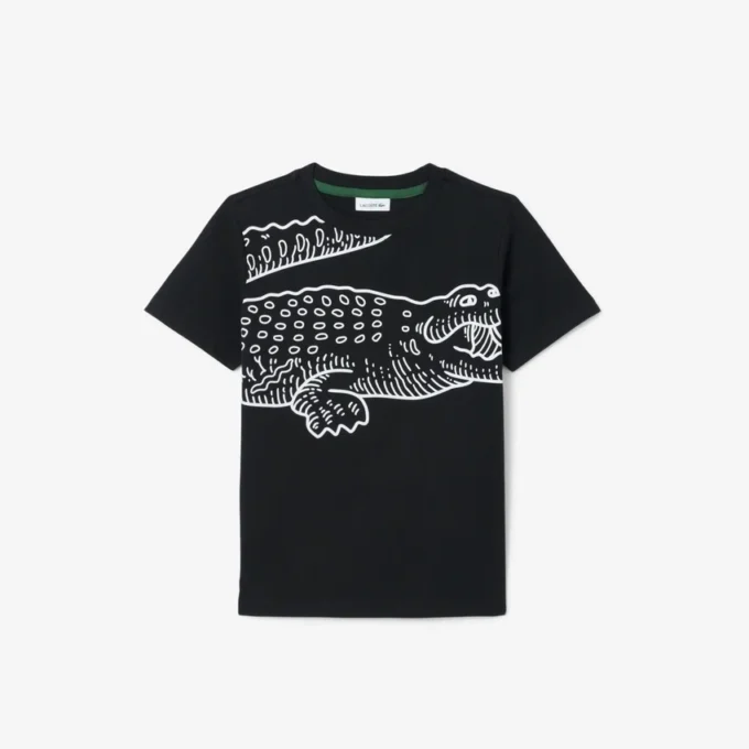 T-shirt en coton imprimé