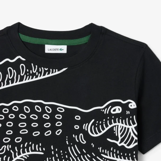 T-shirt en coton imprimé