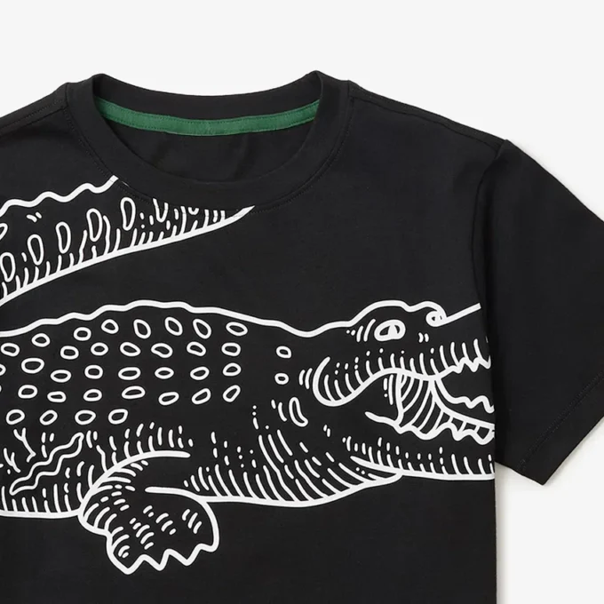 T-shirt en coton imprimé