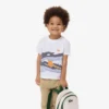 T-shirt en coton imprimé crocodile T-shirt en coton imprimé crocodile