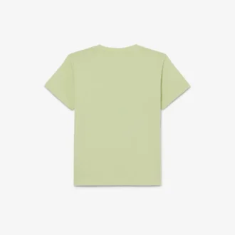 T-shirt en coton imprimé crocodile