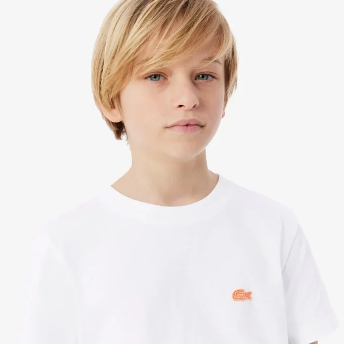 T-shirt en coton imprimé crocodile T-shirt en coton imprimé crocodile