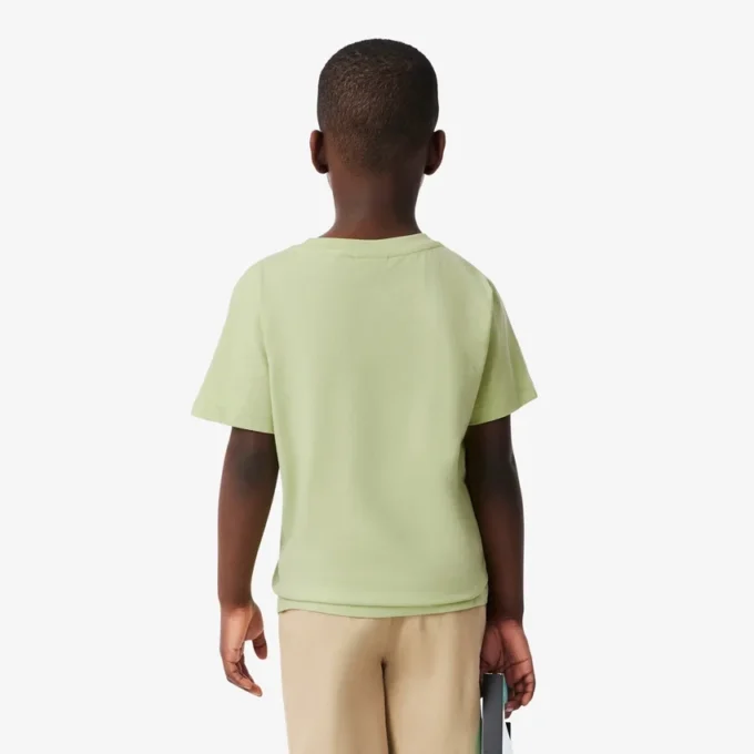 T-shirt en coton imprimé crocodile T-shirt en coton imprimé crocodile