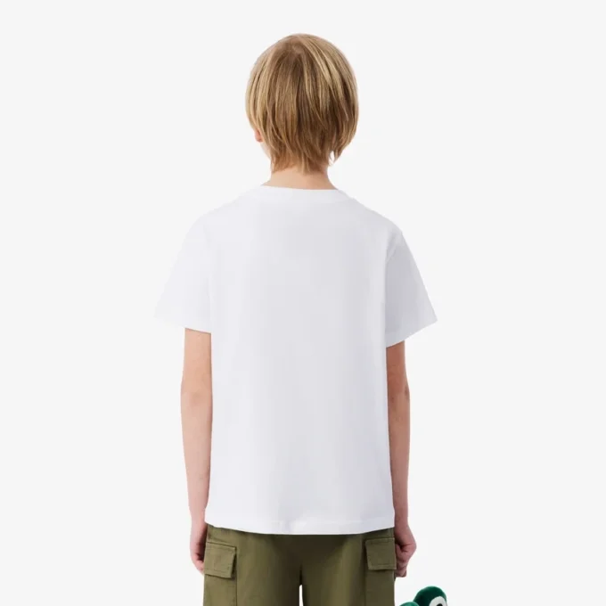 T-shirt en coton imprimé crocodile T-shirt en coton imprimé crocodile
