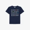 T-shirt en coton imprimé crocodile T-shirt en coton imprimé crocodile