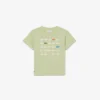 T-shirt en coton imprimé crocodile T-shirt en coton imprimé crocodile