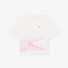 T-shirt en coton imprimé crocodile T-shirt en coton imprimé crocodile