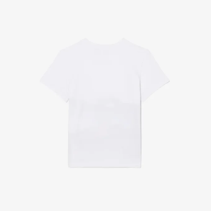 T-shirt en coton imprimé crocodile T-shirt en coton imprimé crocodile