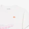 T-shirt en coton imprimé crocodile T-shirt en coton imprimé crocodile