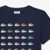 T-shirt en coton imprimé crocodile T-shirt en coton imprimé crocodile