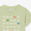 T-shirt en coton imprimé crocodile T-shirt en coton imprimé crocodile