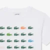 T-shirt en coton imprimé crocodile T-shirt en coton imprimé crocodile