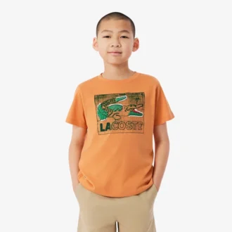 T-shirt en coton à imprimé graphique