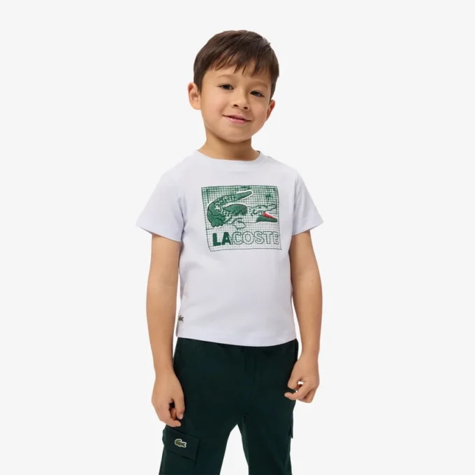 T-shirt en coton à imprimé graphique