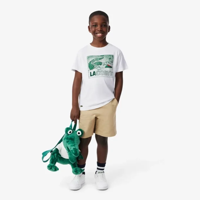 T-shirt en coton à imprimé graphique