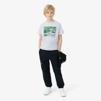 T-shirt en coton à imprimé graphique