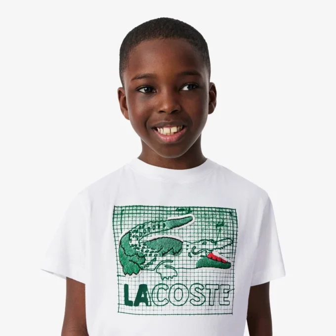 T-shirt en coton à imprimé graphique